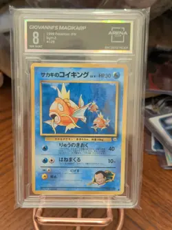 1999 Pokemon Giovanni's Magikarp Gym 2 Challenge from the Darkness #127 AC 8 - Image 1