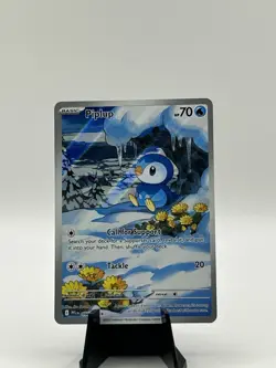 Pokemon TCG Piplup 098 Me02: Phantasmal Flames Reverse Holo EN 2023 70HP Basic - Image 1