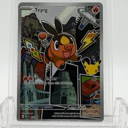 Pokemon TCG First Partner Tepig #MEP050 Promo LP+ - Image 1