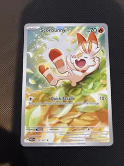 Scorbunny 225/217 Full Art Holo English - Image 1