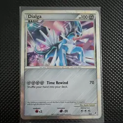 Pokemon TCG Dialga Shiny SL2 Call of Legends Shiny Holo Rare - Image 1
