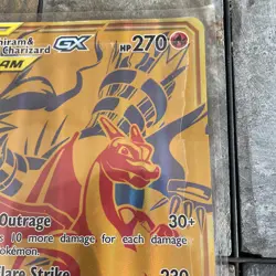 The Pokemon Company Reshiram & Charizard GX SM247 Promo Holo TAG TEAM 270 HP - Image 3