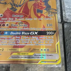 The Pokemon Company Reshiram & Charizard GX SM247 Promo Holo TAG TEAM 270 HP - Image 4