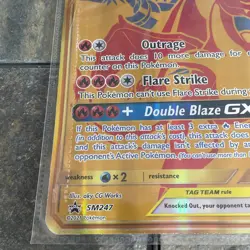 The Pokemon Company Reshiram & Charizard GX SM247 Promo Holo TAG TEAM 270 HP - Image 5