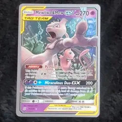Pokemon 2019 World Championships Mewtwo & Mew GX TAG TEAM 71/236 Holo - Image 1