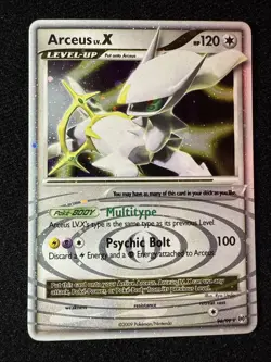 Pokemon Arceus Lv.X Platinum Holo #96/99 Ultra Rare 2009 - Image 1