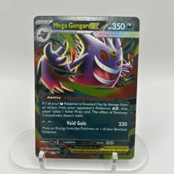 Pokemon TCG Mega Gengar EX 073 Black Star Promo Mega Moonlit Tin - Image 2