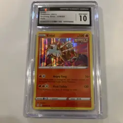 Pokemon Entei Evolving Skies 2021 English Holo Rare #019/203 CGC 10 - Image 1