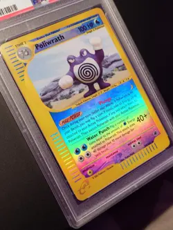 2002 Pokemon PSA 10 Expedition #24 Poliwrath Reverse Holo Rarest Number Low Pop - Image 2