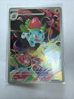 Ivysaur 134/132 Full Art Secret Rare Holo Mega Evolutions Pokemon Card - Image 1