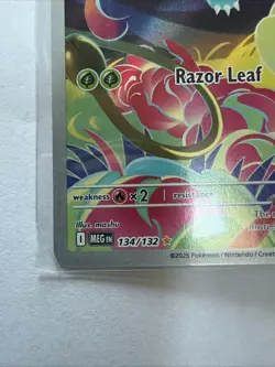 Ivysaur 134/132 Full Art Secret Rare Holo Mega Evolutions Pokemon Card - Image 2