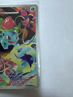 Ivysaur 134/132 Full Art Secret Rare Holo Mega Evolutions Pokemon Card - Image 3