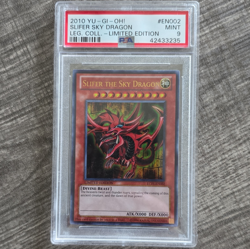 Konami Slifer the Sky Dragon LC01-EN002 Ultra Rare Foil LE 2010 PSA 9 - Image 1