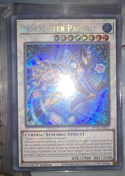Yu-Gi-Oh! Enigmaster Packbit Phantom Nightmare PHNI-EN042 1st Edition Secret NM - Image 1