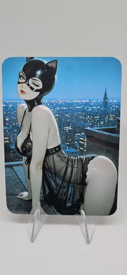 Catwoman Sexy Card / ACG Card /Anime Card / Sexy Waifu / Waifu Card - Image 1