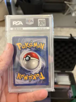Pokemon TCG Pikachu Base Set Shadowless Red Cheeks 58/102 PSA 9 English 1999 - Image 2