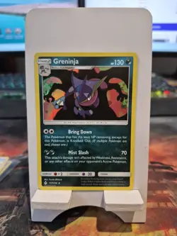 Pokemon Greninja Reverse Holo Card 117/214 Sm-Unbroken Bonds Near Mint - Image 1