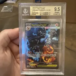 Mega Charizard X EX SIR Full Art Holo 125/094 BGS 9.5 Gem Mint 3 10 Subgrades - Image 1