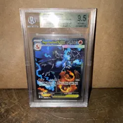 Mega Charizard X EX SIR Full Art Holo 125/094 BGS 9.5 Gem Mint 3 10 Subgrades - Image 2