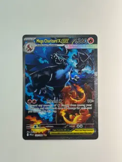 Pokemon Mega Charizard X ex 125/094 SPECIAL ILLUSTRATION RARE Phantasmal Flames - Image 2