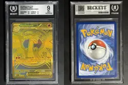 BGS 9 Pokemon Mega Charizard X ex (Mega Hyper Rare) #130 Phantasmal Flames - Image 3