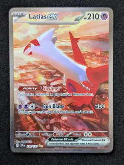 Latias EX Surging Sparks Sir Special Illustration Card 239/191 Rare NM Condition - Image 1