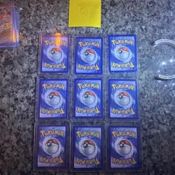 Pokemon SERIES 3 First Partner Illustration collection Set 9 Cards TCG in hand! - Image 2