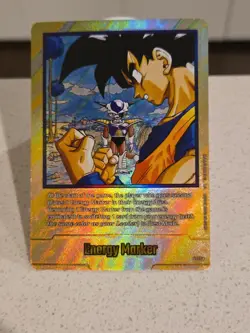 Dragon Ball Super Gold Energy Marker E-77 Foil Textured Card Goku and Frieza [PR - Image 5