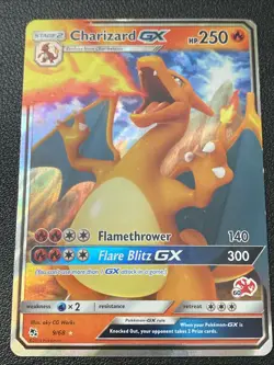 Charizard GX 9/68 Pokemon TCG Sun and Moon Hidden Fates Card - Image 1
