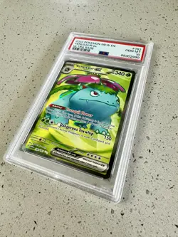 PSA 10 Venusaur ex 182/165 Pokemon 151 Ultra Rare Full Art Card GEM MINT - Image 3