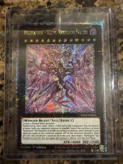 Raidraptor Rising Rebellion Falcon Lightly Played PHNI-EN045 Quarter Century - Image 1