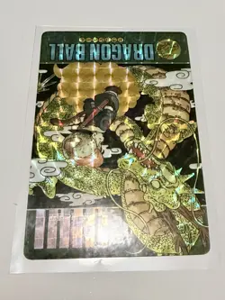 Dragon Ball Z Carddass 1991 Visual Adventure Prism card #44 Shenron Goku Clean - Image 5
