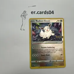 Radiant Eevee SWSH230: Sword & Shield Promo Cards Holo - NEAR MINT - NM - Image 1