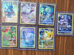 Pokemon Trainer Gallery 7 Card Lot Jolteon Kingdra Gardevoir Frosmoth TG - Image 1
