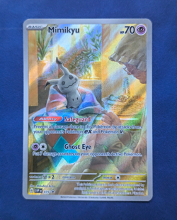Pokemon TCG SV: Scarlet & Violet Promo EN Mimikyu 075 Promo Holo Exclusive - Image 1