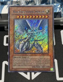 Blue-Eyes Shining Dragon RP02-EN096 Secret Rare NM *Foil Bleed* - Image 5