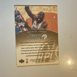 Upper Deck Hardcourt 2000 Record Producers Michael Jordan Bulls Insert Card #RP1 - Image 3