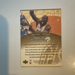 Upper Deck Hardcourt 2000 Record Producers Michael Jordan Bulls Insert Card #RP1 - Image 4