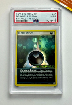 Pokemon PSA 9 Darkness Energy Reverse Foil #86 Ex Emerald 2005 English - Image 1