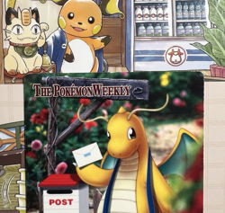 The Pokemon Weekly News No. 16 - Dragonite (Postman) Japanese Pokemon Card - Image 2