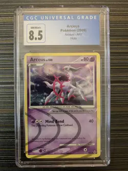 CGC 8.5 Arceus 2009 Arceus AR7 Holo Pokemon Platinum Arceus - Image 1