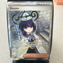 Gwynn Trainer 109/084 Pitch Black Ultra Rare Full Art Pokemon TCG - Image 1