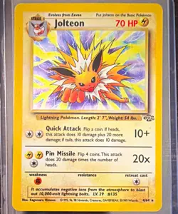 Pokemon TCG Jolteon 4/64 Jungle Holo Rare Eng 70 HP Unlimited - Image 1