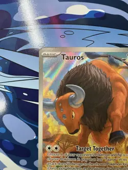 Tauros 096/086 - Pokemon ME:04 Chaos Rising Illustration Rare NM English - Image 3
