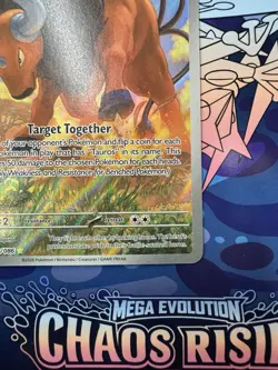 Tauros 096/086 - Pokemon ME:04 Chaos Rising Illustration Rare NM English - Image 5