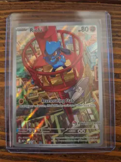 Pokemon TCG - Riolu - Pokemon Center Stamped 010 Black Star Promo NM Rare - Image 1