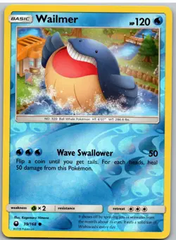 Wailmer 39/168 Common Celestial Storm Pokemon Reverse Holo - Image 1