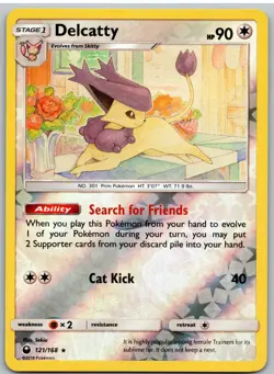 Delcatty 121/168 Holo Rare Celestial Storm Pokemon Reverse Holo - Image 1