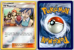 TV Reporter 149/168 Uncommon Celestial Storm Pokemon Reverse Holo - Image 3
