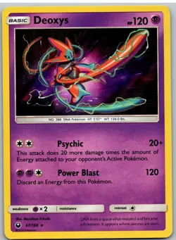 Deoxys 67/168 Holo Rare Celestial Storm Pokemon - Image 1